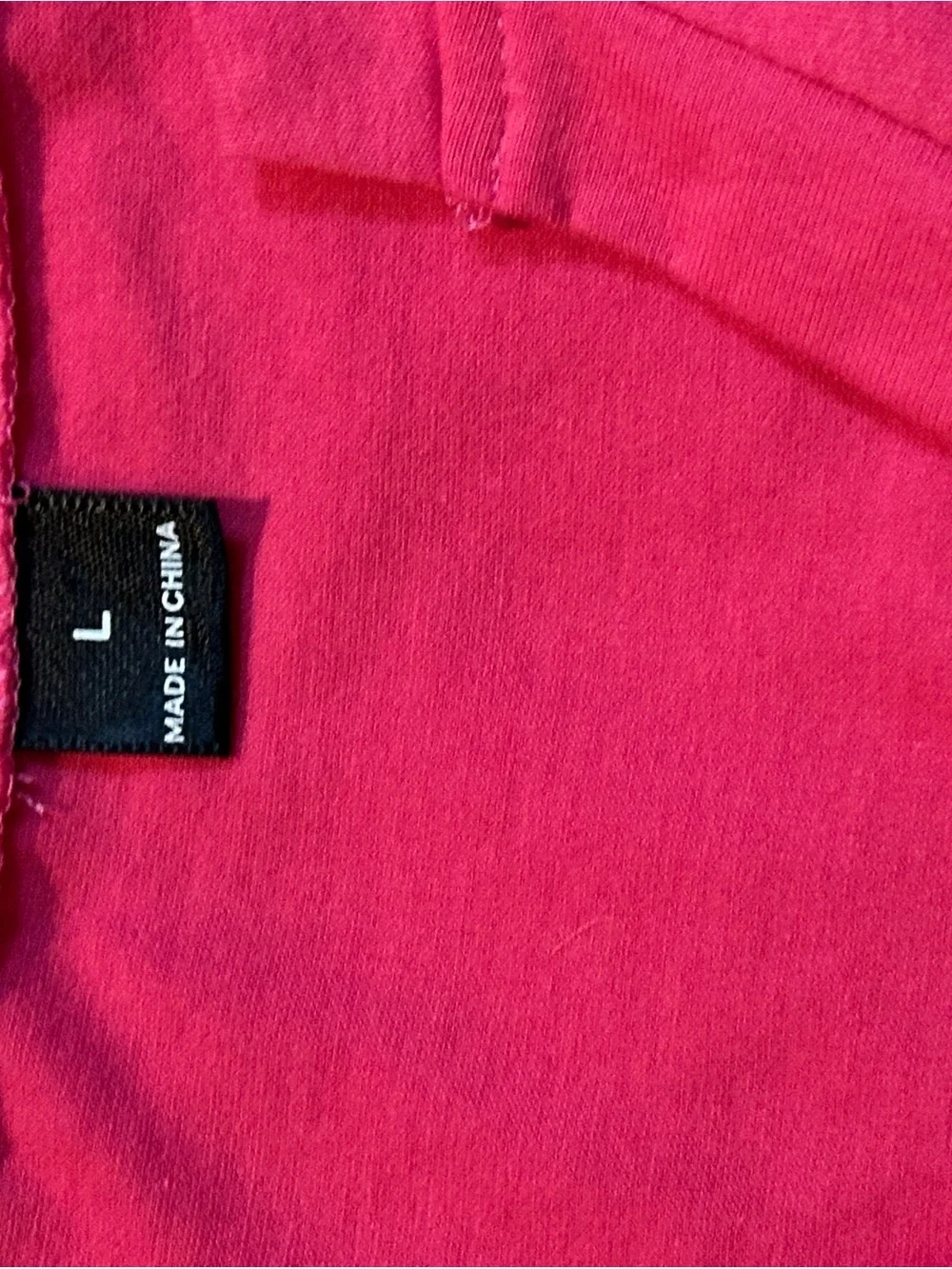 Women's Pink Long-Sleeve V-Neck Pocket Top